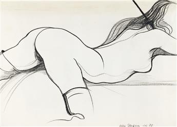 TOMI UNGERER (1931-2019).  [EROTIC DRAWING.] Original drawing. 1972. 17x24 inches, 43x61 cm.
